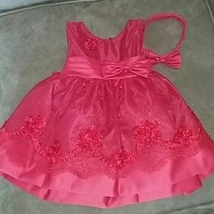 Formal or Holiday baby dress, NWOT, 12 mo
